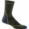 Darn Tough Light Hiker Micro Crew Lightweight With Cushion Socks & Insoles