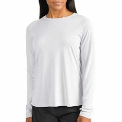 Free Fly Apparel Women's Bamboo Weekender Long Sleeve Tops