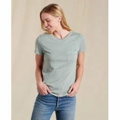 Toad&Co Women's Embroidered Primo SS Crew