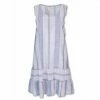 Purnell Dresses Women's Blue Ruffle Hem Dress
